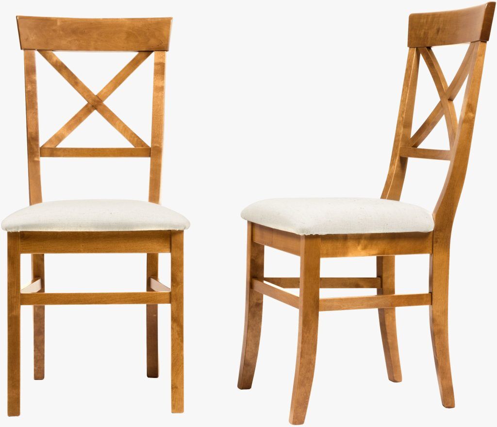 Laura Ashley Balmoral Pair of Dining Chairs in Honey | Shackletons