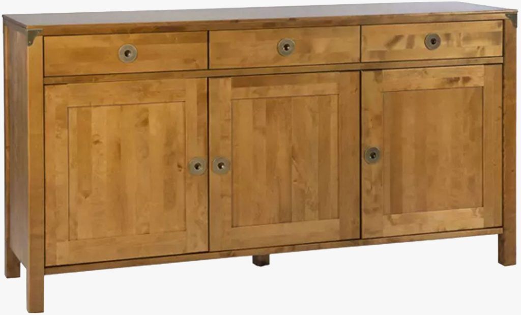 Laura Ashley Balmoral 3 Door 3 Drawer Sideboard in Honey | Shackletons