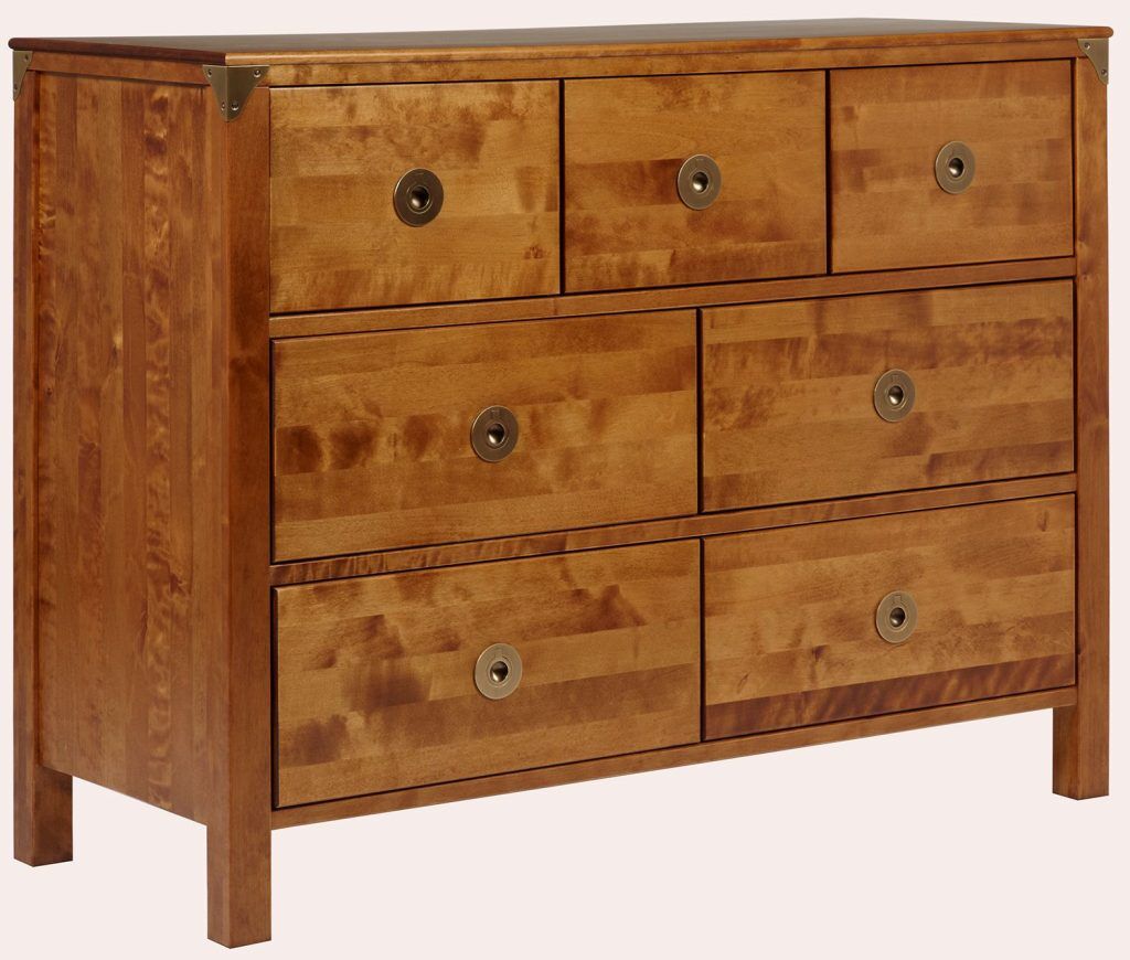 Laura Ashley Balmoral 3 over 4 Drawer Chest in Honey | Shackletons