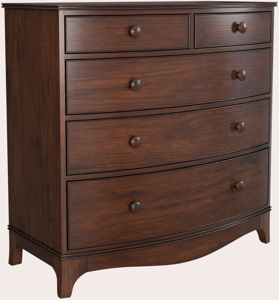 Laura Ashley Broughton 2 over 3 Drawer Chest in Dark Finish | Shackletons