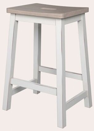 Laura Ashley Dorset Barstool in White | Shackletons