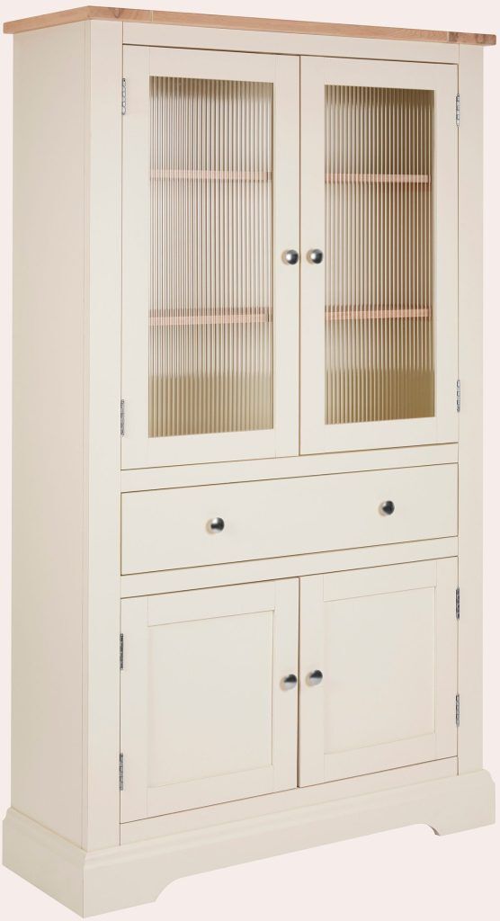 Laura Ashley Dorset 4 Door 1 Drawer Storage Unit in White | Shackletons