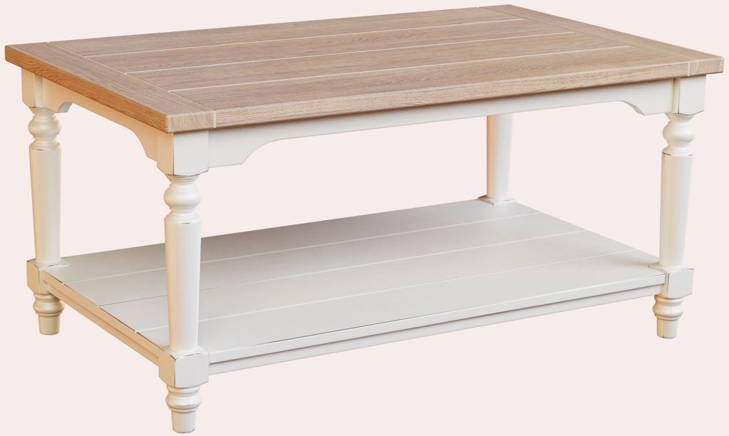 Laura Ashley Dorset Coffee Table in White | Shackletons