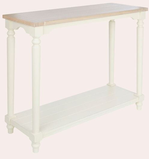 Laura Ashley Dorset Console Table in White | Shackletons