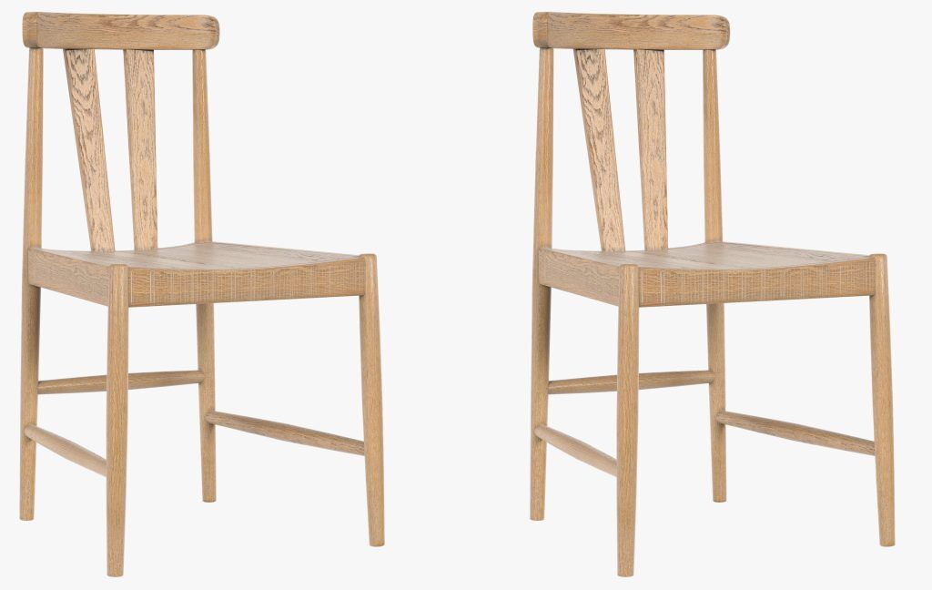 Laura Ashley Braystone Pair of Dining Chairs | Shackletons