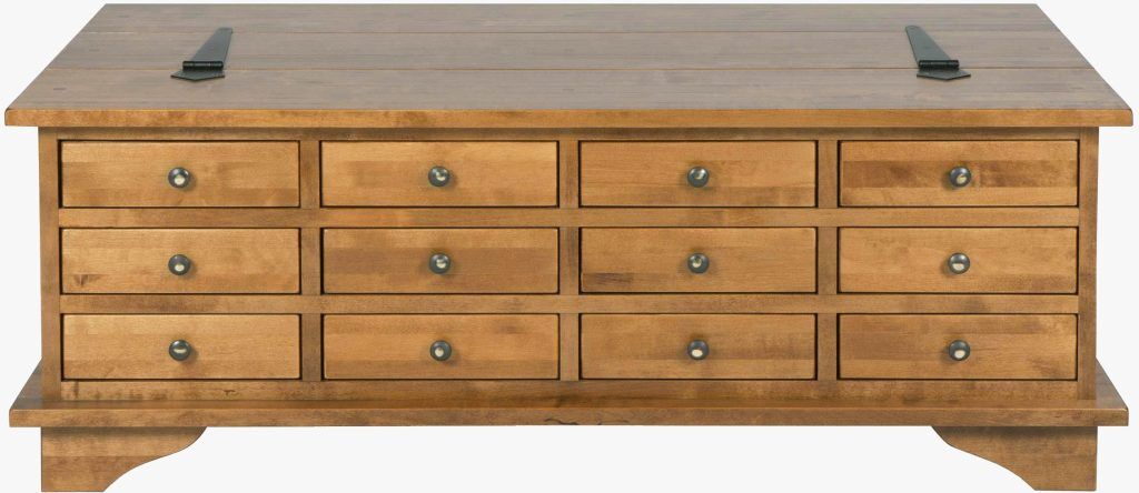 Laura Ashley Garrat Honey 12 Drawer Coffee Table | Shackletons