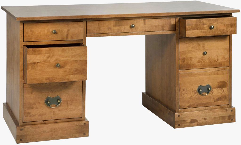 Laura Ashley Garrat Honey 7 Drawer Desk | Shackletons