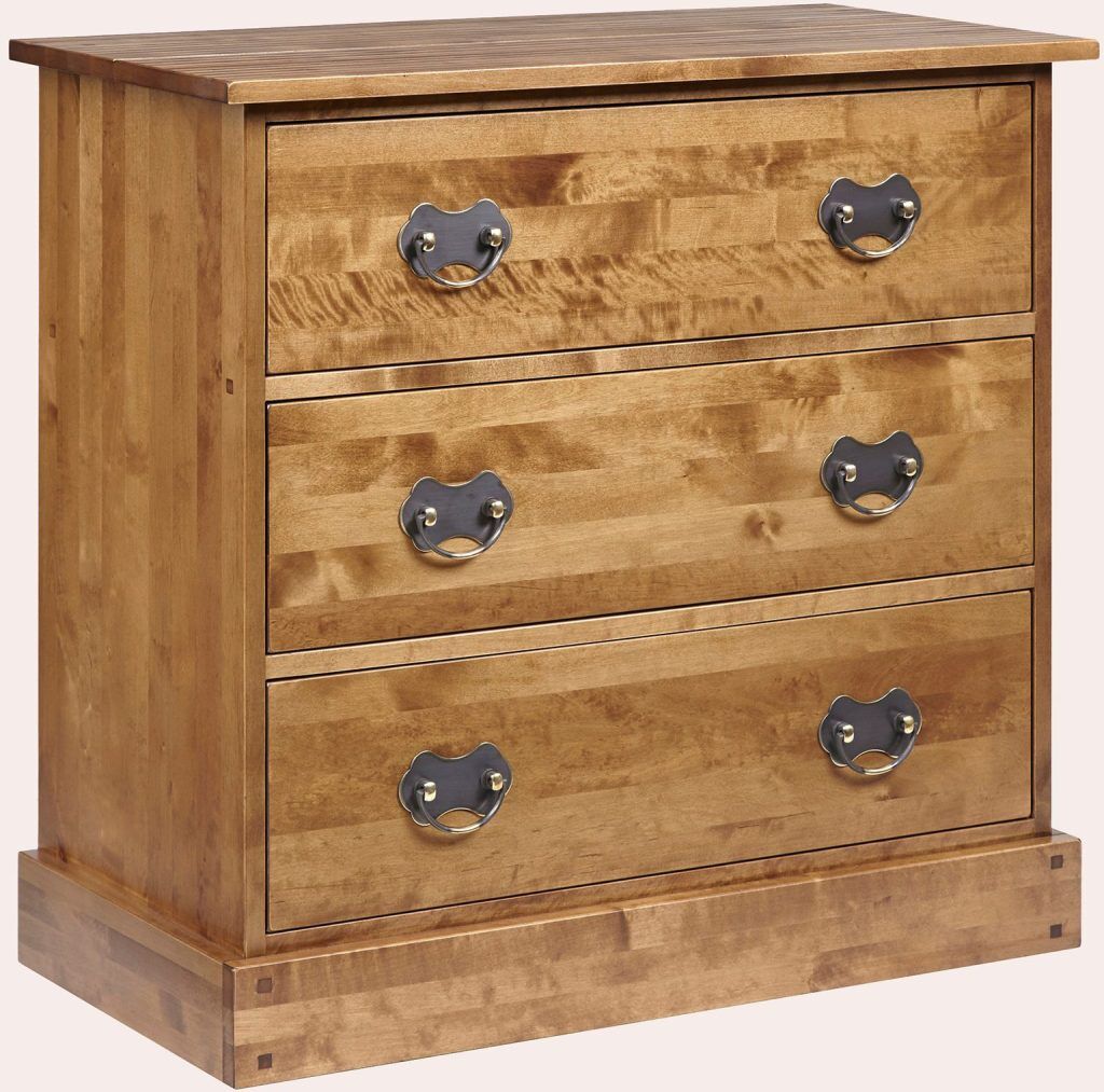 Laura Ashley Garrat Honey 3 Drawer Chest | Shackletons