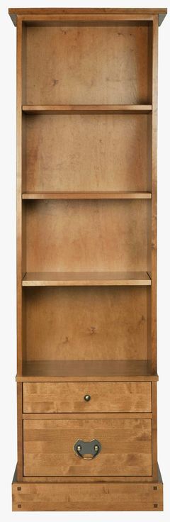 Laura Ashley Garrat Honey 2 Drawer Single Bookcase | Shackletons