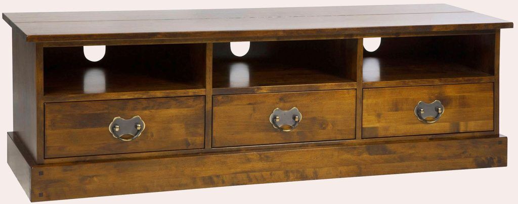 Laura Ashley Garrat Chestnut 3 Drawer TV Unit | Shackletons