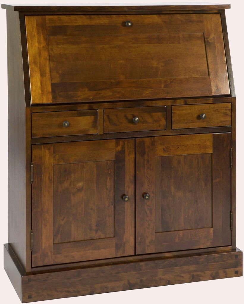 Laura Ashley Garrat Chestnut 2 Door 3 Drawer Bureau | Shackletons