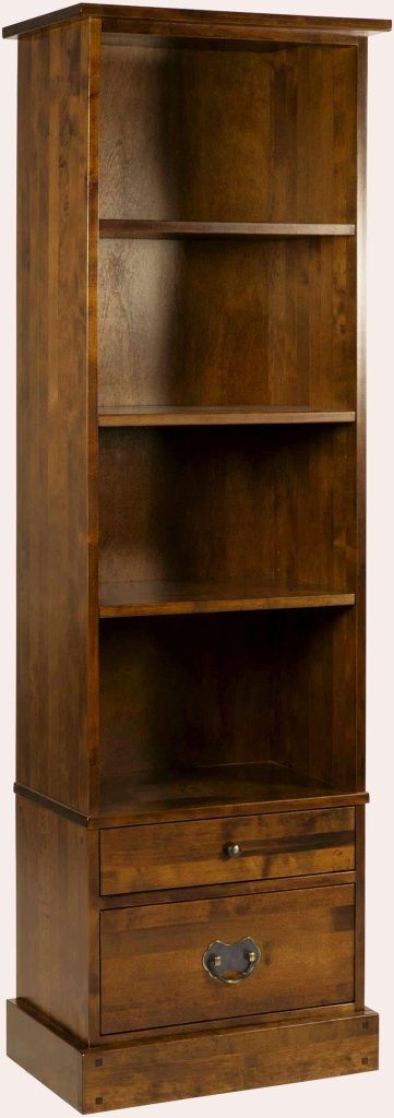 Laura Ashley Garrat Chestnut 2 Drawer Single Bookcase | Shackletons