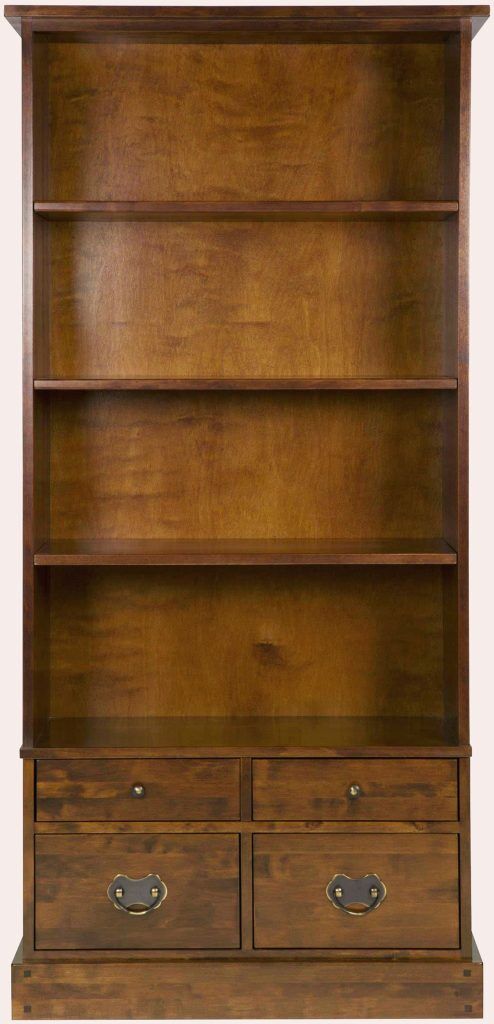 Laura Ashley Garrat Chestnut 4 Drawer Single Bookcase | Shackletons