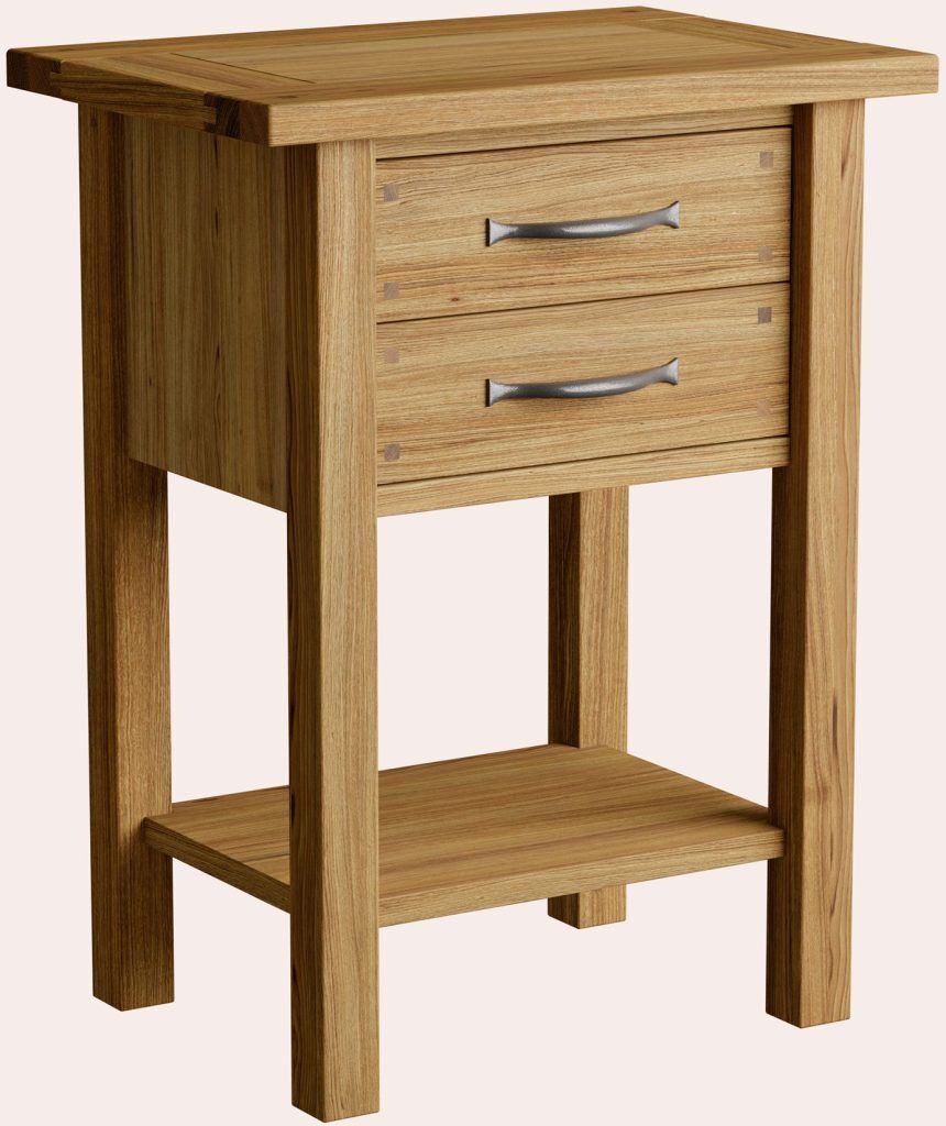 Laura Ashley Milton 2 Drawer Side Table | Shackletons