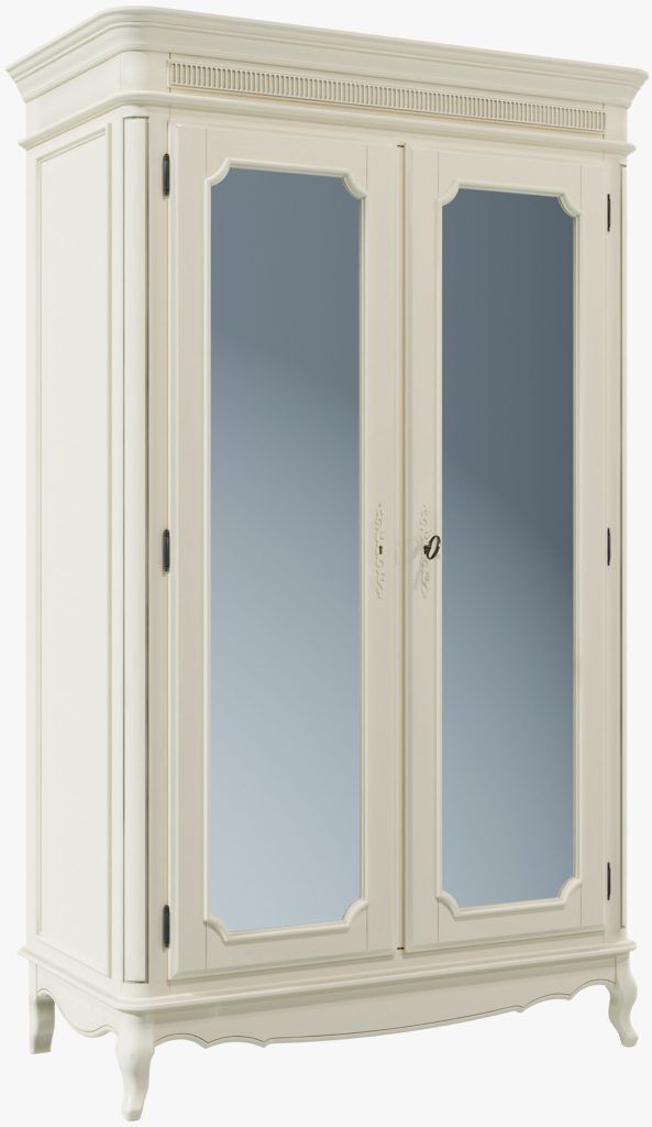 Laura Ashley Provencale Ivory 2 Door Mirrored Wardrobe | Shackletons