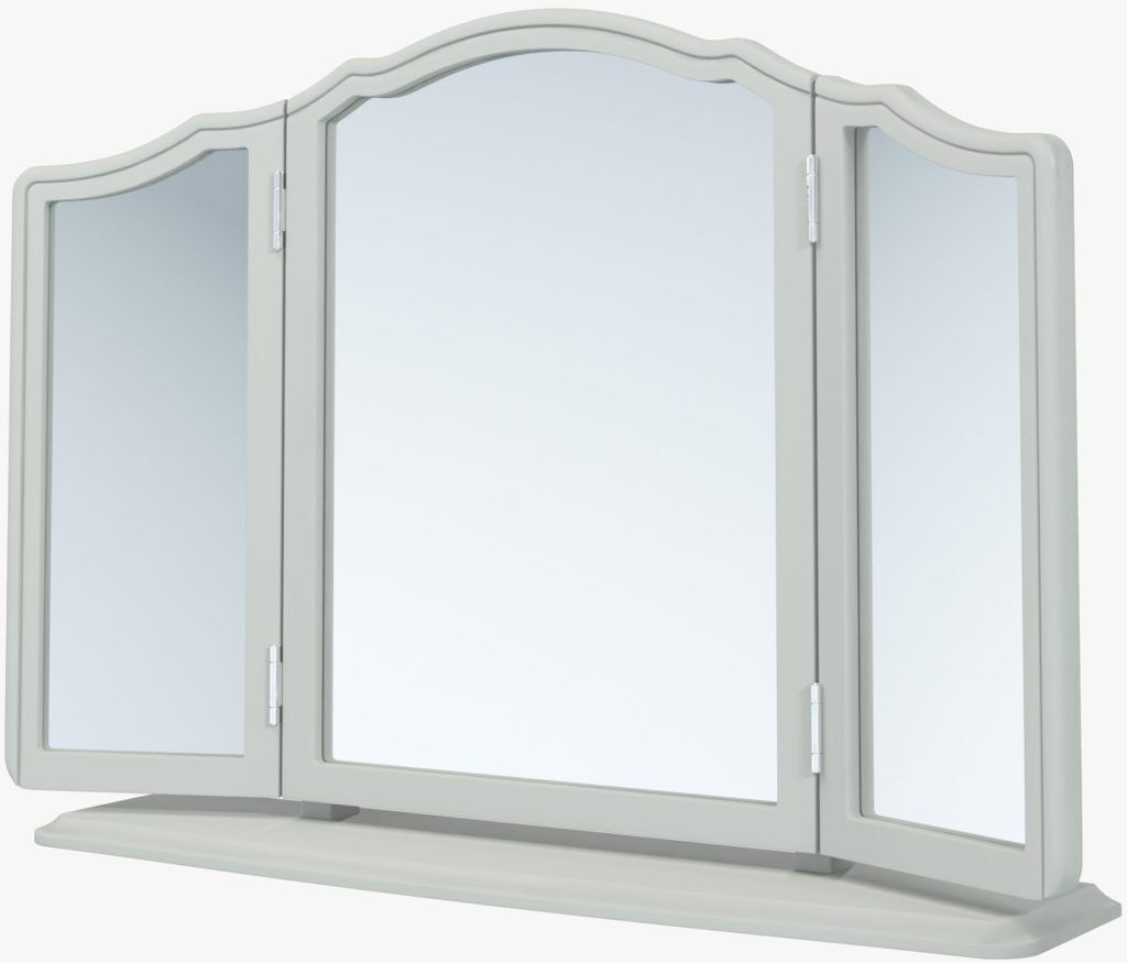 Laura Ashley Provencale Dove Grey Dressing Table Mirror | Shackletons