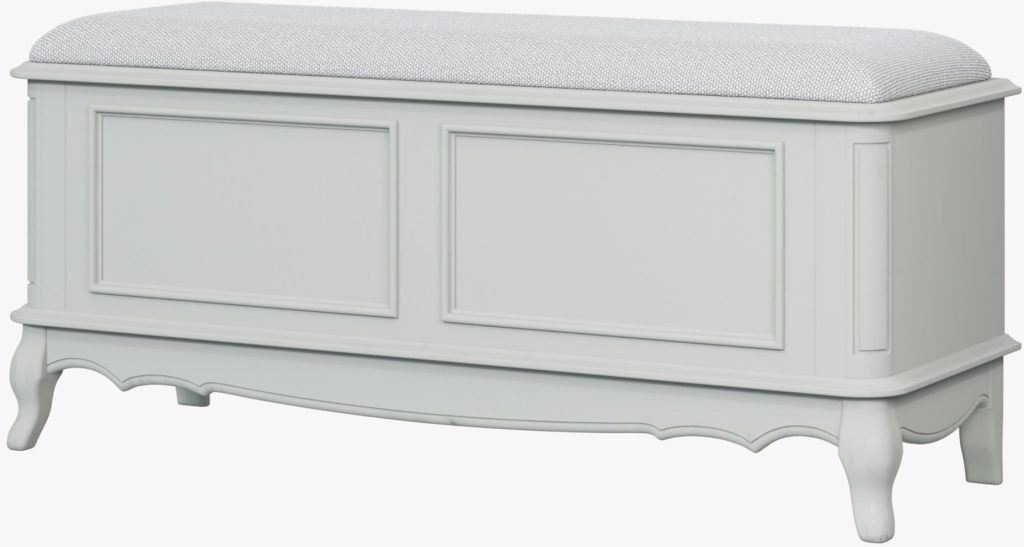 Laura Ashley Provencale Dove Grey Blanket Box | Shackletons