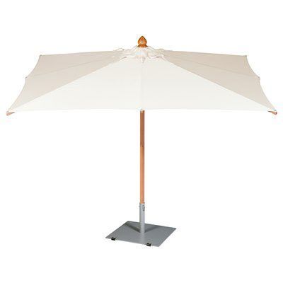 Barlow Tyrie Napoli Parasol 3m Square Canvas with Telescopic 61mm Pole