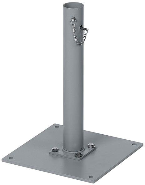 Barlow Tyrie Parasol Floor Fixing Base 48   Medium High Dining for Ø48mm diameter pole | Shackletons