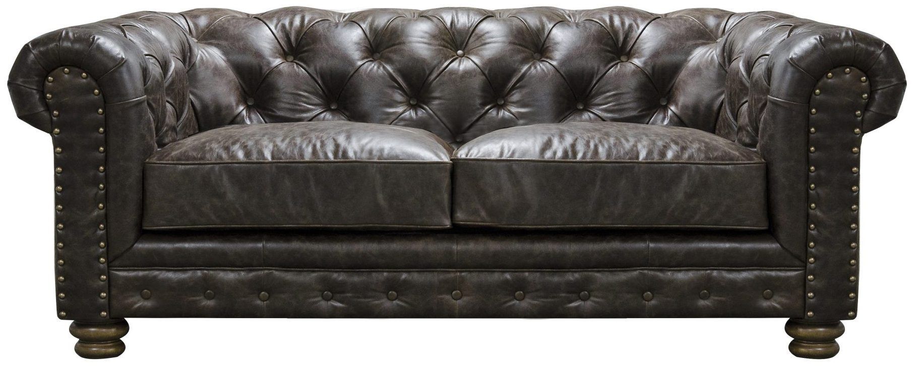 Alexander & James Hugo Small Sofa in Satchel Nutmeg