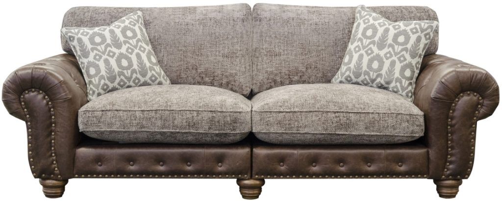 Alexander  James Wilson Large Split Sofa Standard Back in Satchel Nutmeg | Shackletons
