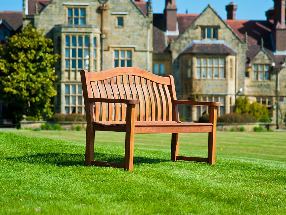 Alexander Rose Cornis Mahogany Turnberry Garden Bench 4Ft | Shackletons
