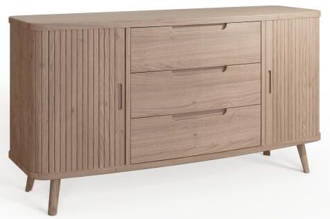 Carlton Furniture   Tambour   Grey Sideboard | Shackletons