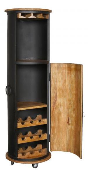 Carlton Furniture   Java Round Wine Cabinet | Shackletons