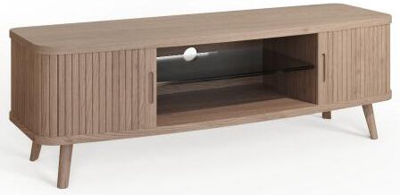 Carlton Furniture   Tambour   Grey Media Unit | Shackletons