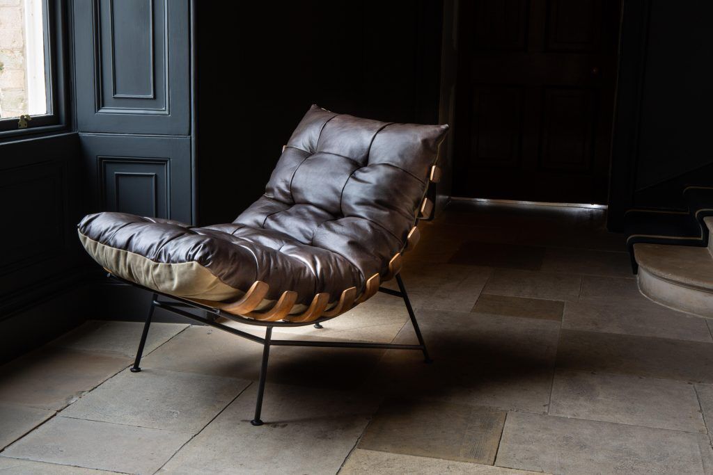 cushioned long bench lounge chair | Shackletons