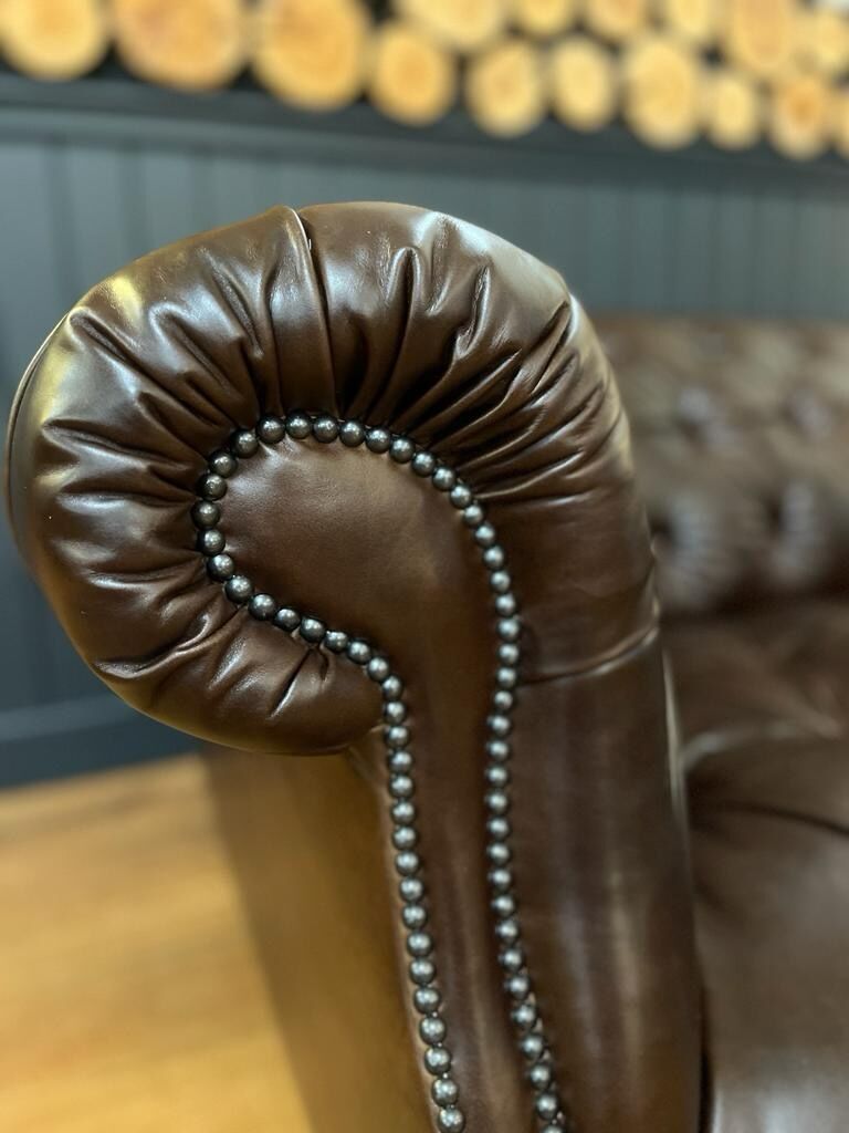 Tetrad Matisse Midi Sofa in Autumn Leaves Brown Hide