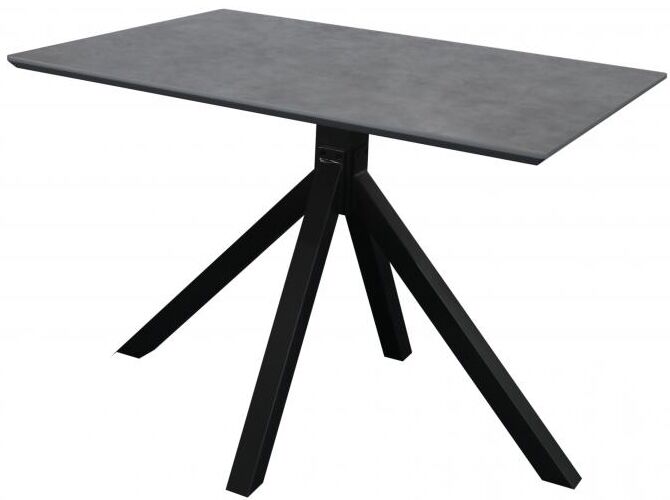 Carlton Furniture   Rhodes Fixed Rectangular Concrete Effect Top Table | Shackletons