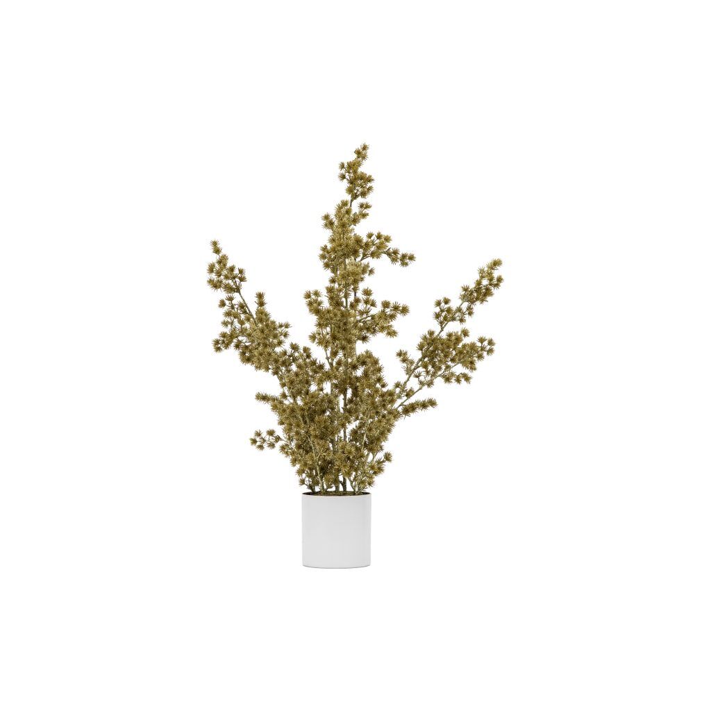 fake plant in white pot | Shackletons