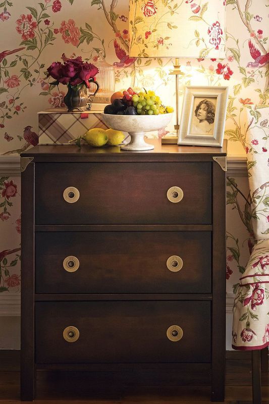 Laura Ashley Balmoral 3 Drawer Chest in Chestnut