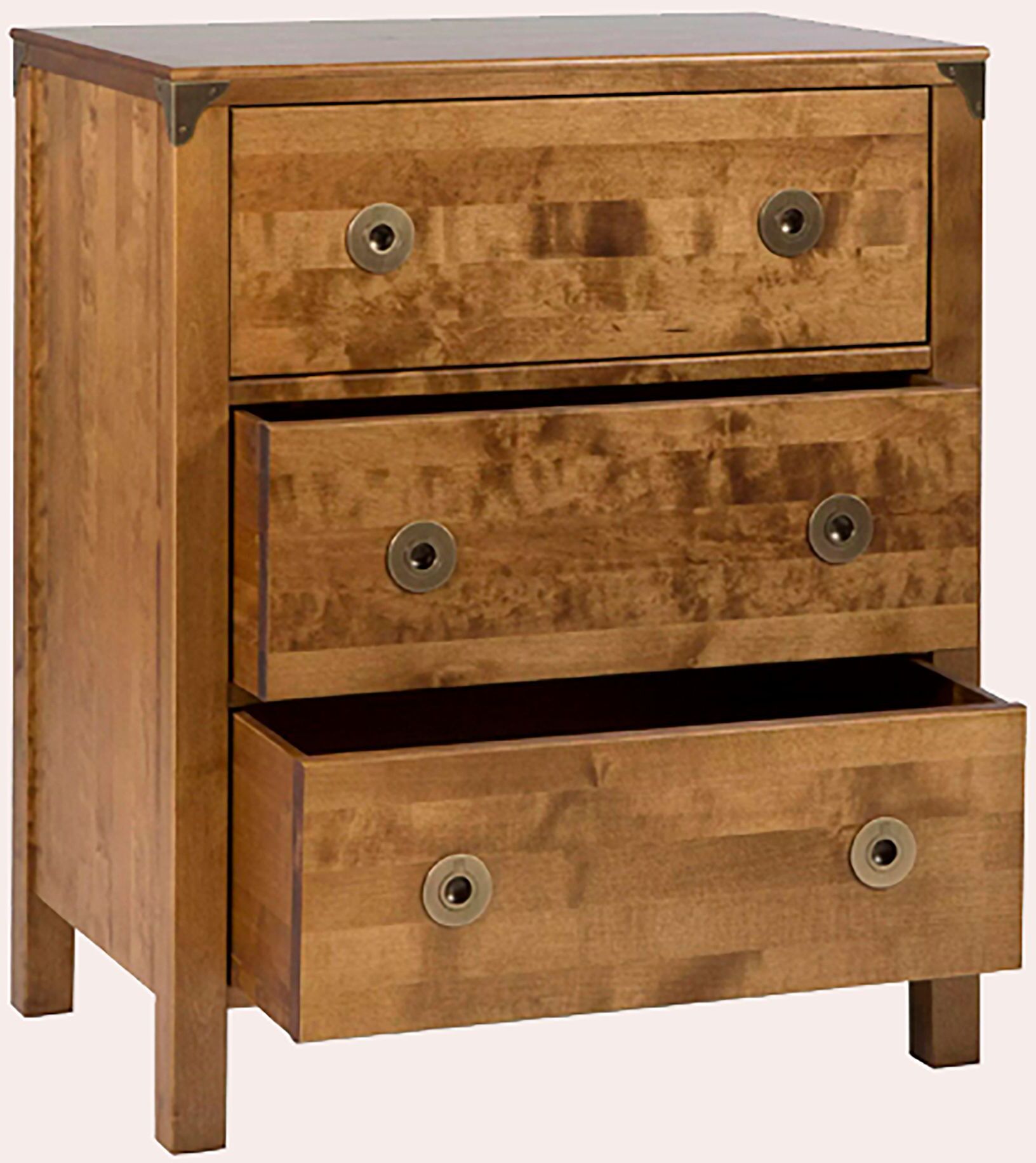 Laura Ashley Balmoral 3 Drawer Chest in Honey