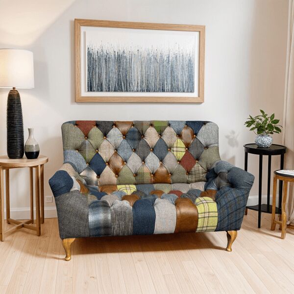 patchwork colourful sofa | Shackletons
