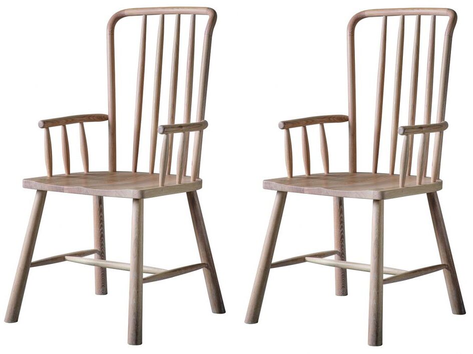 Gallery Direct Wycombe Carver Dining Chair  Set of 2 | Shackletons