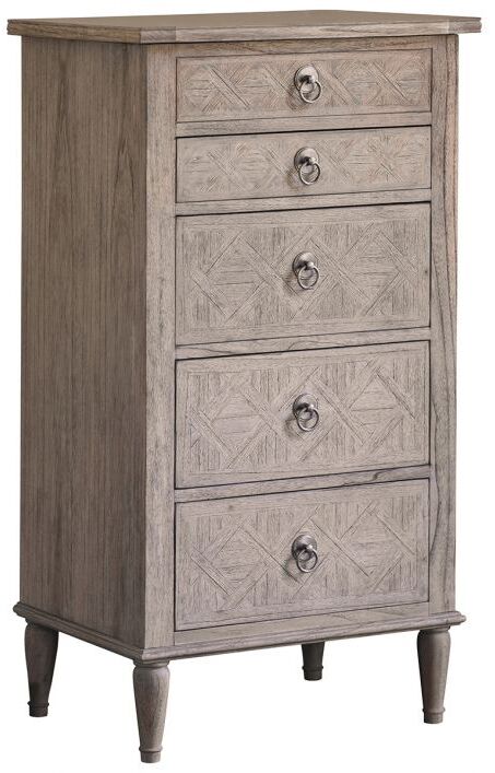 Gallery Direct Mustique 5 Drawer Lingerie Chest | Shackletons