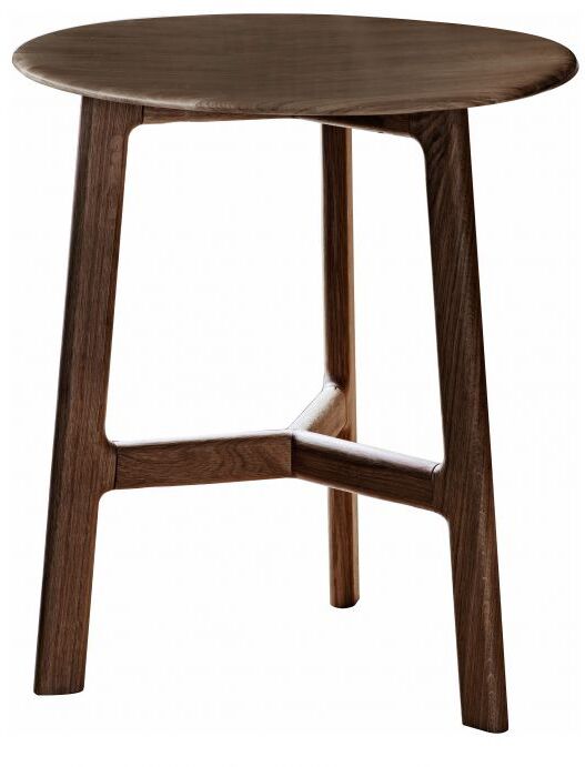 Gallery Direct Madrid Round Side Table Walnut | Shackletons