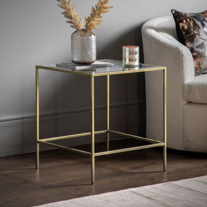 Gallery Direct Rothbury Side Table Champagne | Shackletons