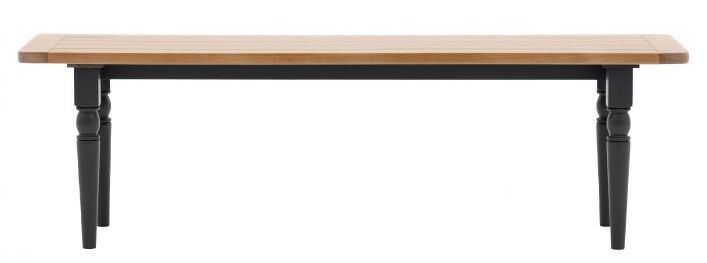 Gallery Direct Eton Dining Bench Meteor | Shackletons