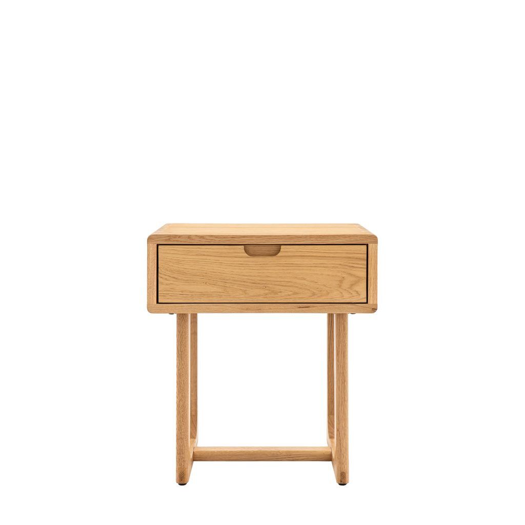 Gallery Direct Craft 1 Drawer Bedside Natural | Shackletons