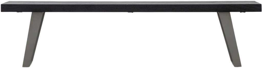 Gallery Direct Newington Dining Bench Black | Shackletons