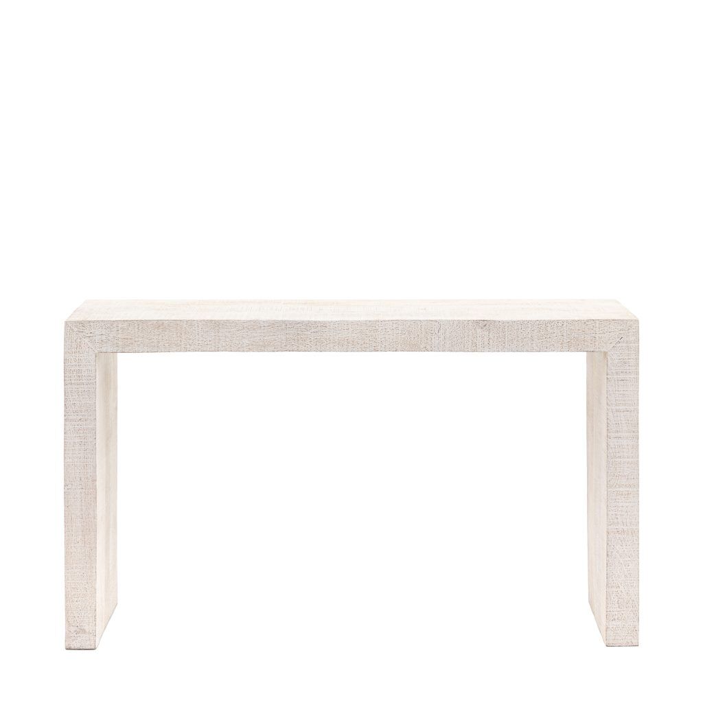 Gallery Direct Iowa Console Whitewash | Shackletons