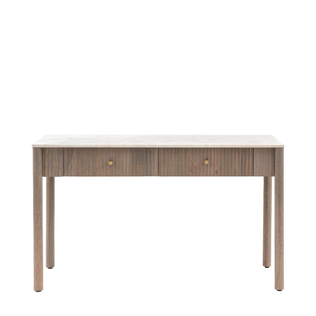 Gallery Direct Marmo 2 Drawer Console | Shackletons