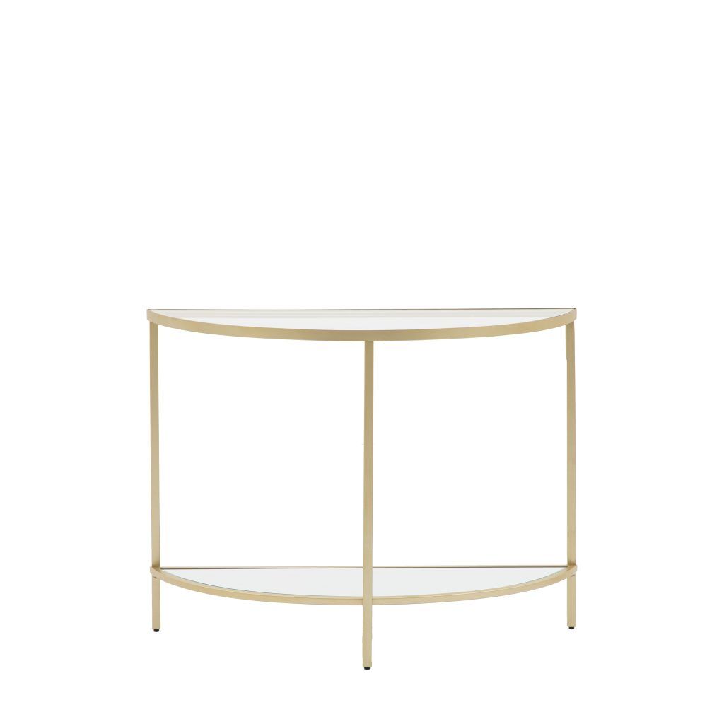 Gallery Direct Hudson Console Table Champagne | Shackletons