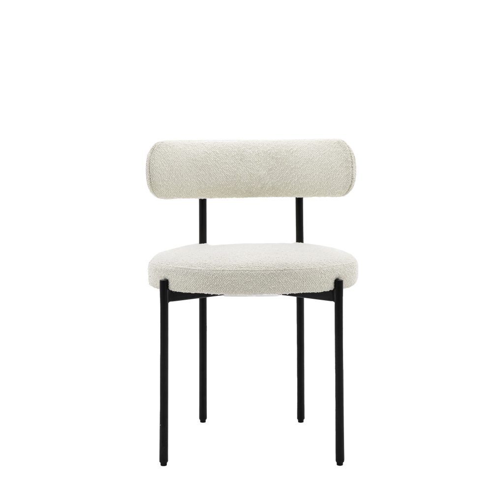 Gallery Direct Aveley Dining Chair Vanilla Set of 2 | Shackletons