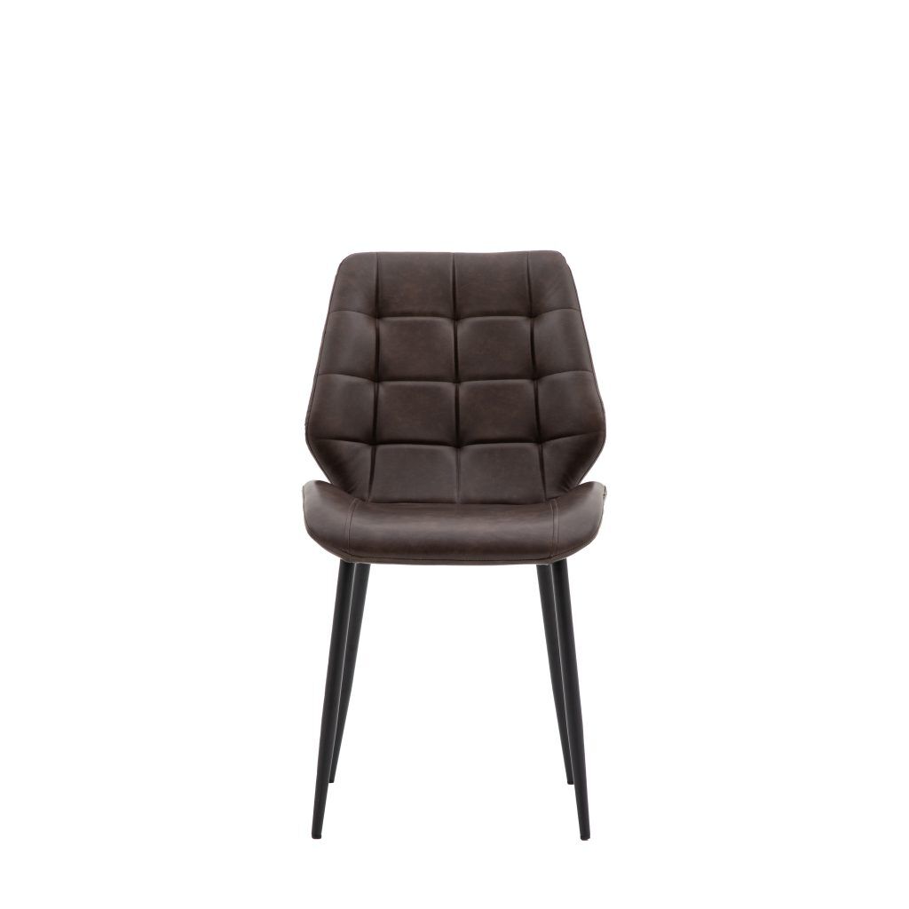Gallery Direct Manford Dining Chair Brown Set of 2 | Shackletons