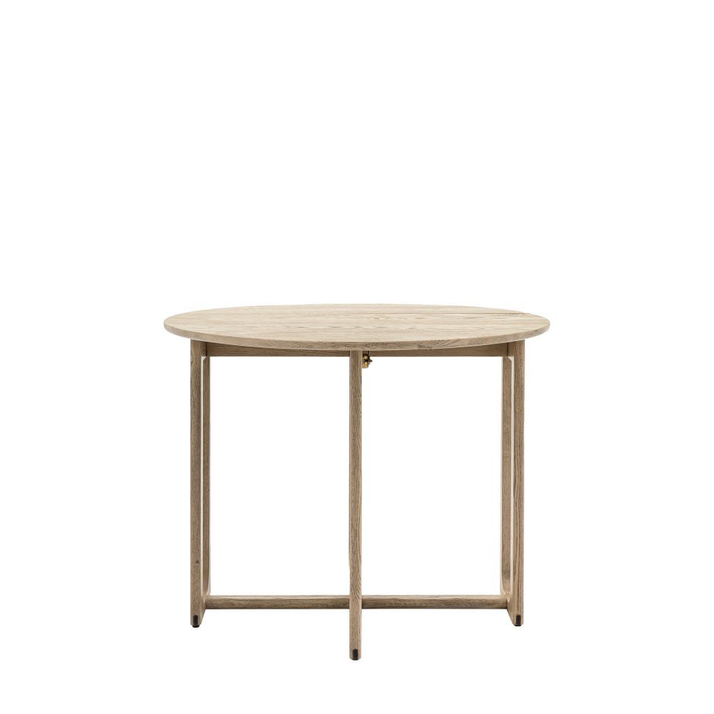 Gallery Direct Craft Folding Dining Table Smoked | Shackletons