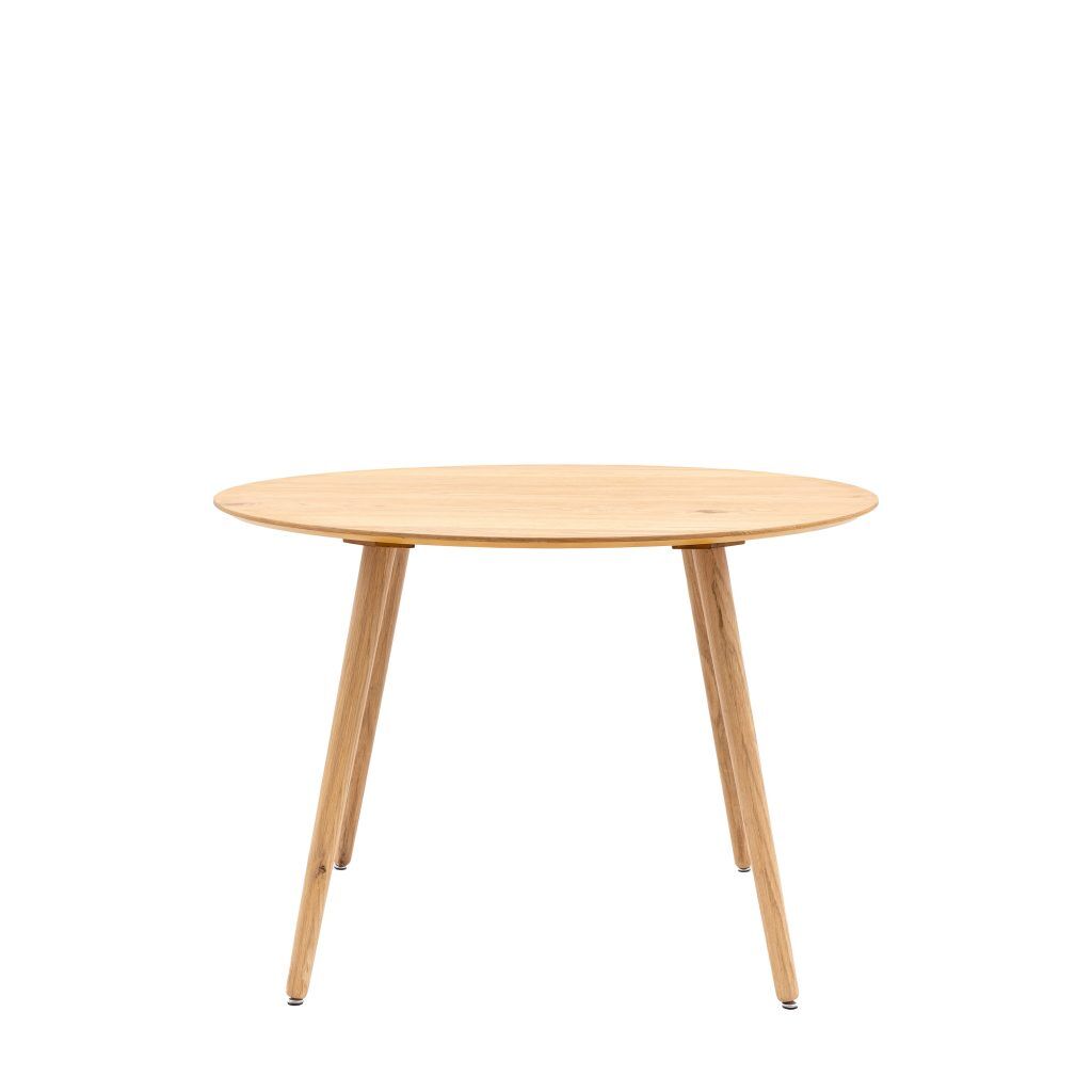 Gallery Direct Hatfield Round Dining Table Natural m | Shackletons